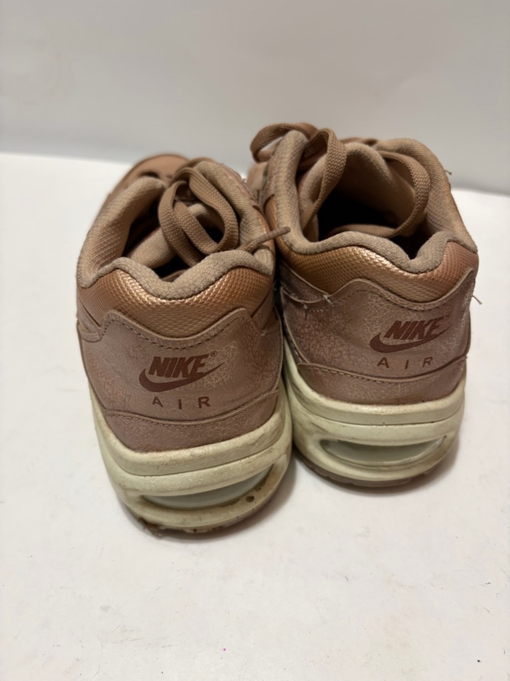 Nike Air Max 90 Premium Metallic Rose Bronze Sz 7 Women - Picture 5 of 7
